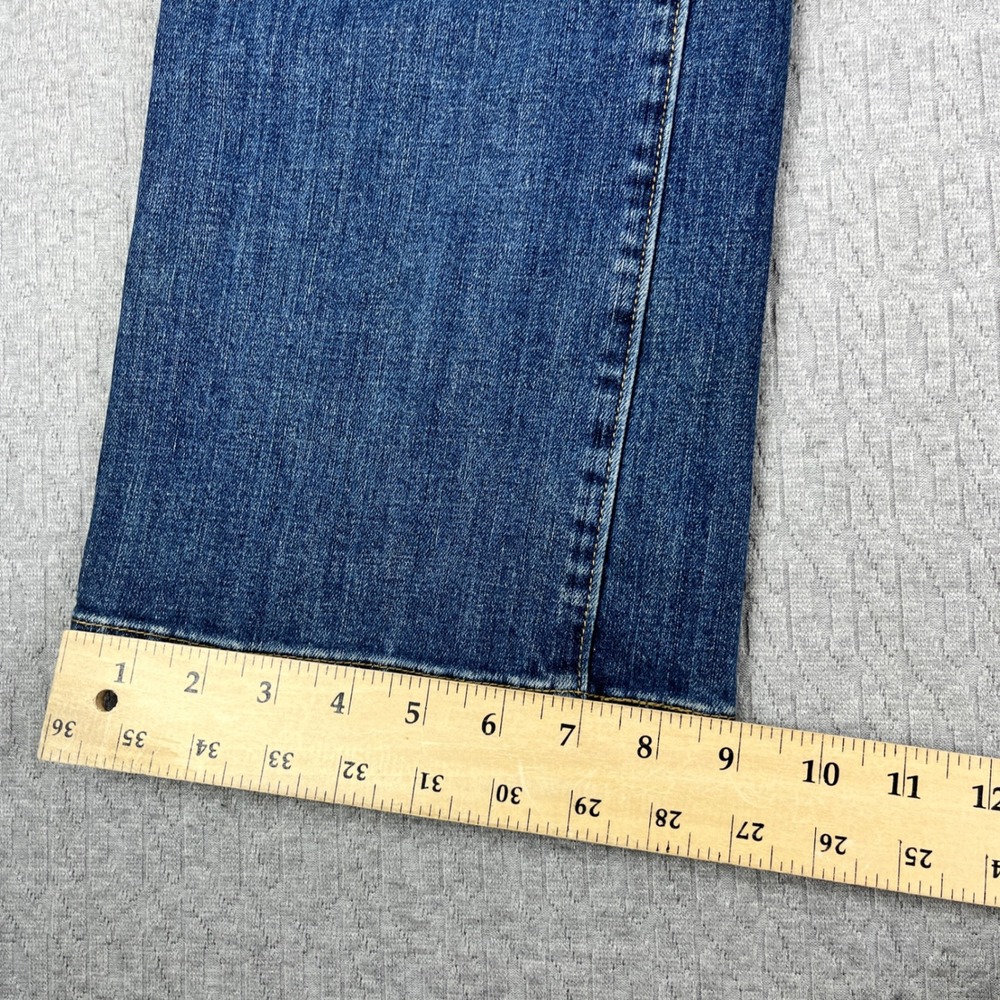 Levi's 515 Boot Cut Jeans Women 16/36X30 Medium Wash Blue Flap Pocket high-rise - Picture 10 of 16